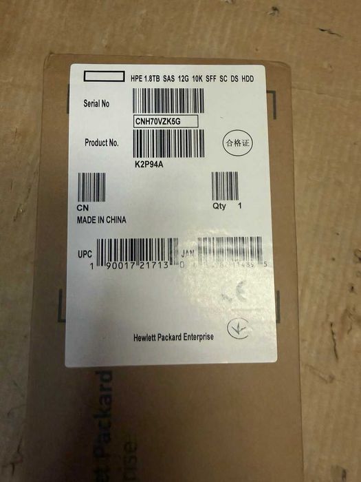 Жорсткий диск HPE 1.8TB 810760-001 SAS 12G 10K SFF HDD