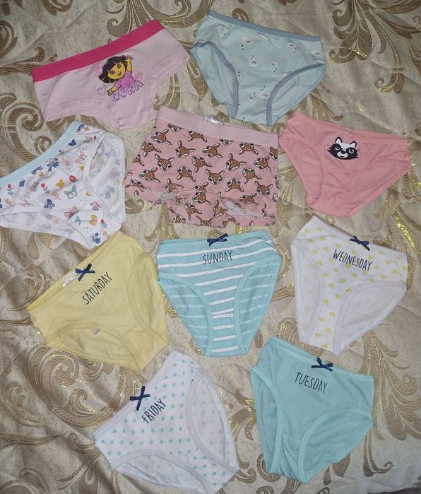 Трусы на девочку от 2 лет до 10 лет