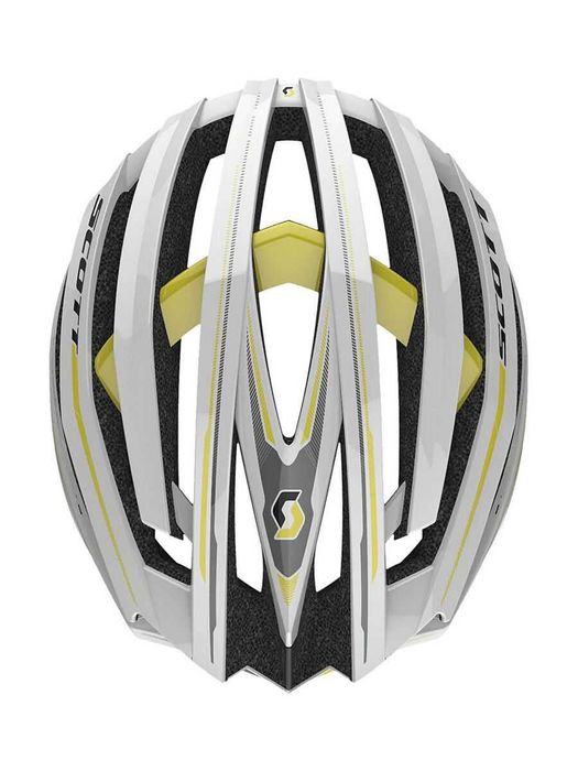 SCOTT Vanish Evo RC White/Yellow – Tamanho M – Como Novo