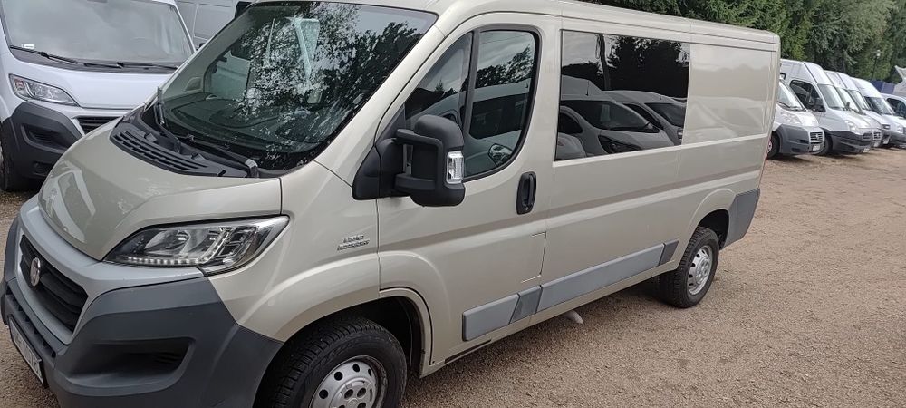 Fiat Ducato doka brygadówka  iveco brygadowy 7 osobowy osp euro 5 l2h1