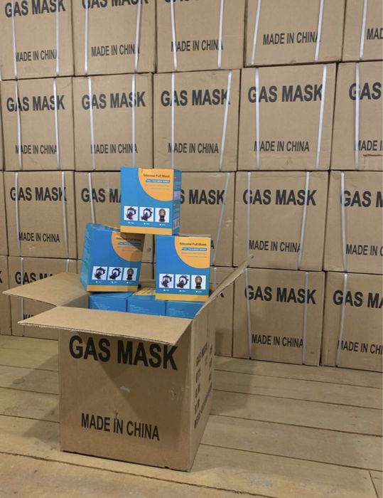 Маска полнолицевая 6800 тип 3М респиратор противогаз комплект