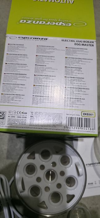 Jajowar elektryczny  mozliwosc gotowania od 1 do 7 jajek jednoczesnie