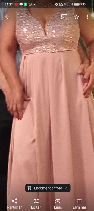 Vestido de festa n L só 45 euros