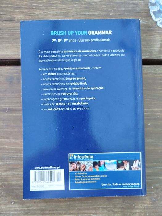 Gramática inglês Porto Editora Exercícios com Solucoes (7,8,9 anos)