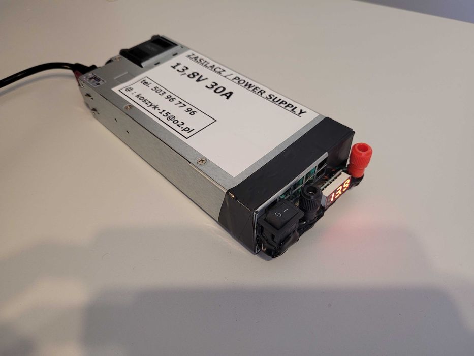 Zasilacz 13,8V 30/35A Woltomierz /RADIO KF/CB RADIO / - Gwarancja fv