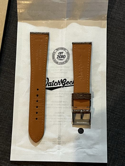 Correia de Relógio Pele Avestruz 18-20mm