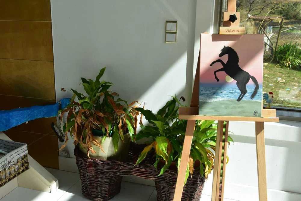 Quadro - Pintura a Acrílico Original "Espirito Galopante"