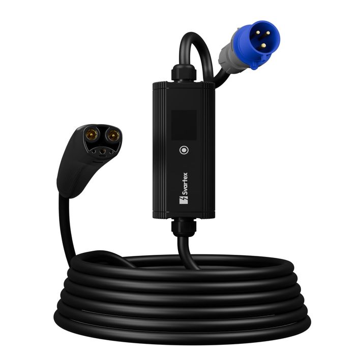 Зарядкий пристрій Svartex 32A 7kw Type 1/Type 2/Gbt/Tesla Гарантія 1р