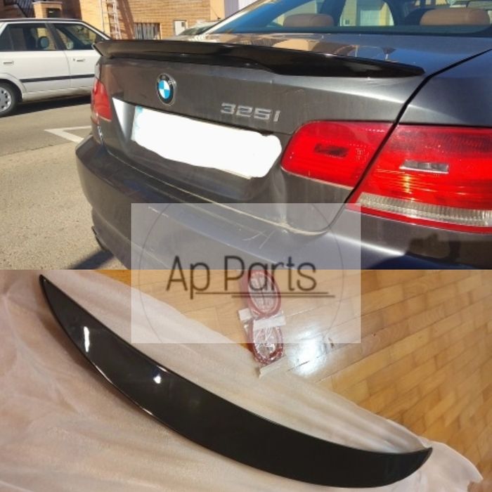Bmw E92 E93 Aileron Spoiler Mala serie 3 M Preto brilhante