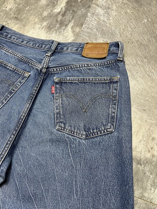 Джинси levi's 501 premium левайс оригінал blue denim jeans левайс w30