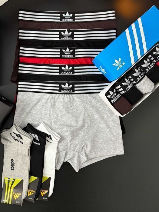 Чоловічі боксери Adidas. Спортивные трусы Aдидас