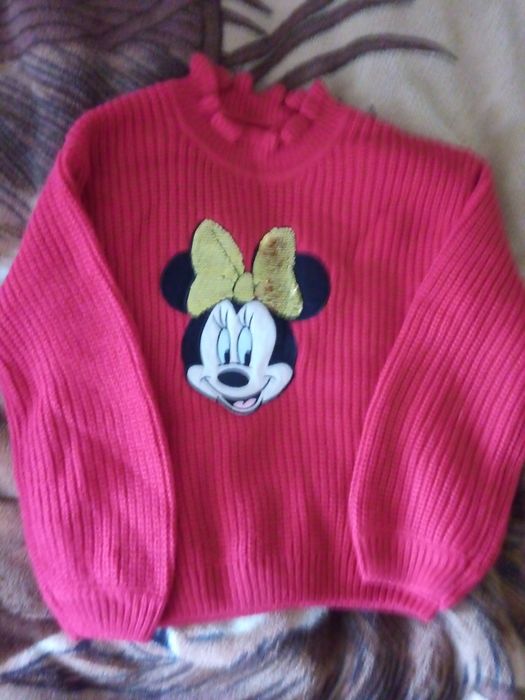 Sweterek dziewczęcy dla dziewczynki c&a