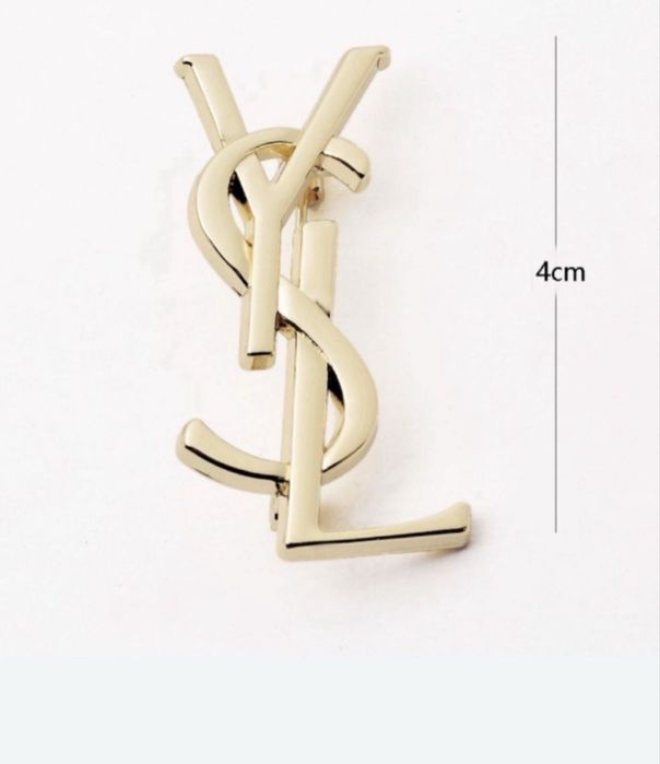 Broszka YSL zlota mała