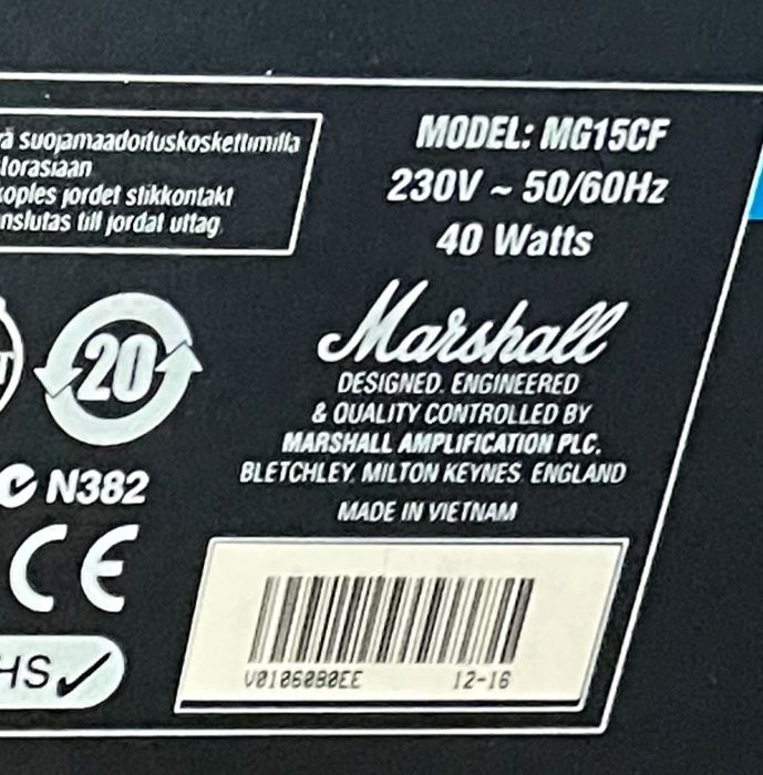 Marshall MG 15CF