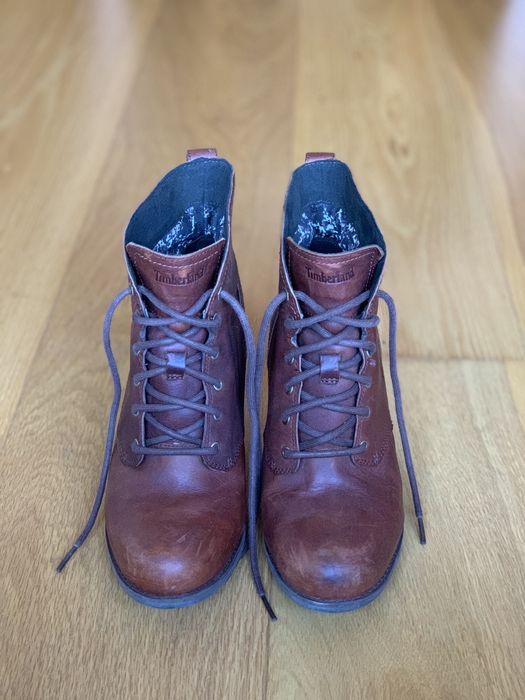 Botas de salto alto da Timberland