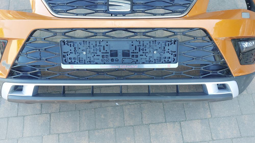 seat ateca zderzak przód przedni radad pdc skryski spryskiwacze