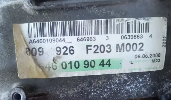 Motor Mercedes Benz W203 C200/C220 2.2 Cdi Ref: 646963