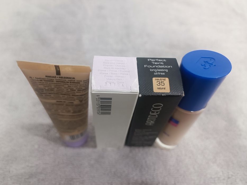Zestaw podkładów artdeco baza becca rimmel Eveline