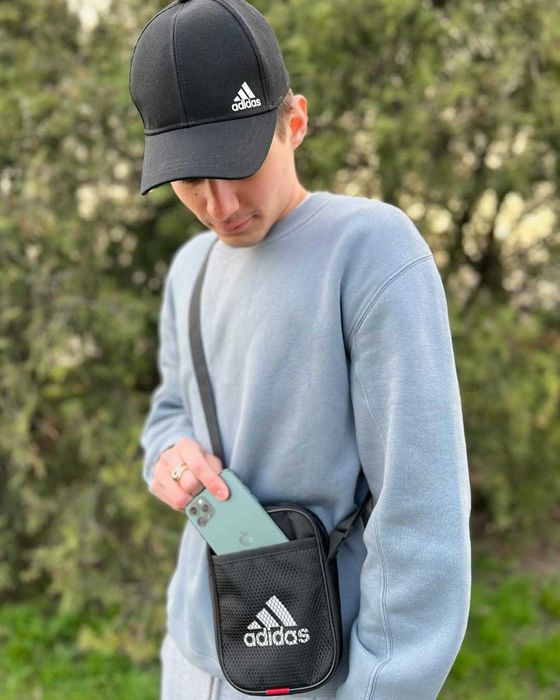 Компактна сумка Adidas [Адидас], спортивна барсетка через плече Адідас