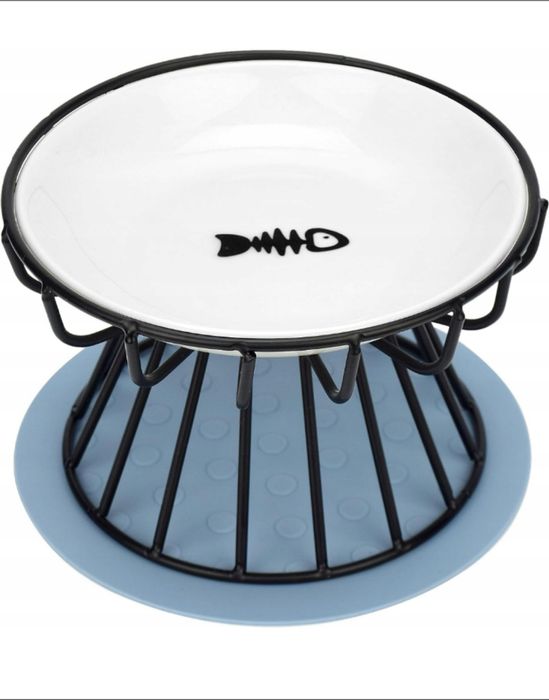 Миска для котів та собак на підставці