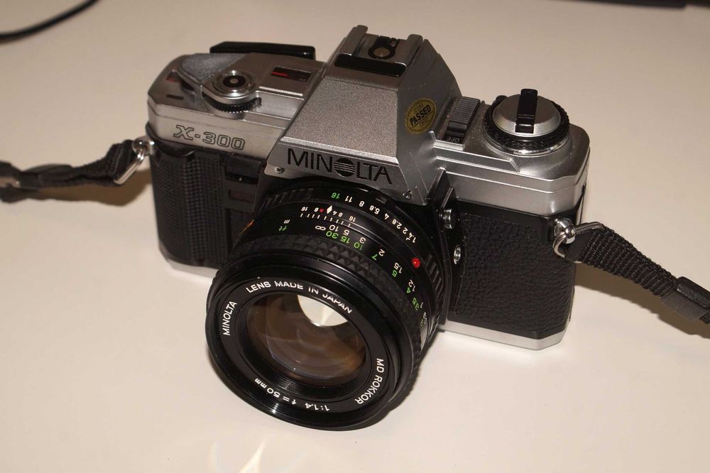 Minolta X-300 + Rokkor 50 f/1.7 (and 28-135)