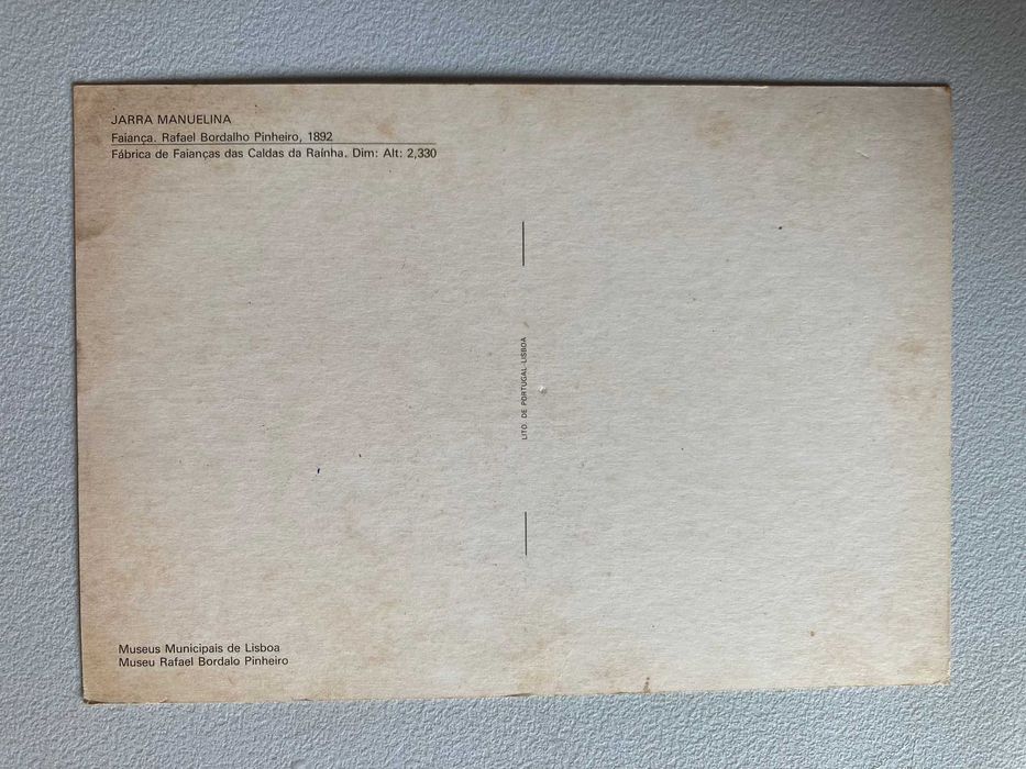 Postal Museu Rafael Bordalo Pinheiro