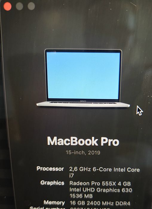 MacBook Pro 16GB64729741002370123