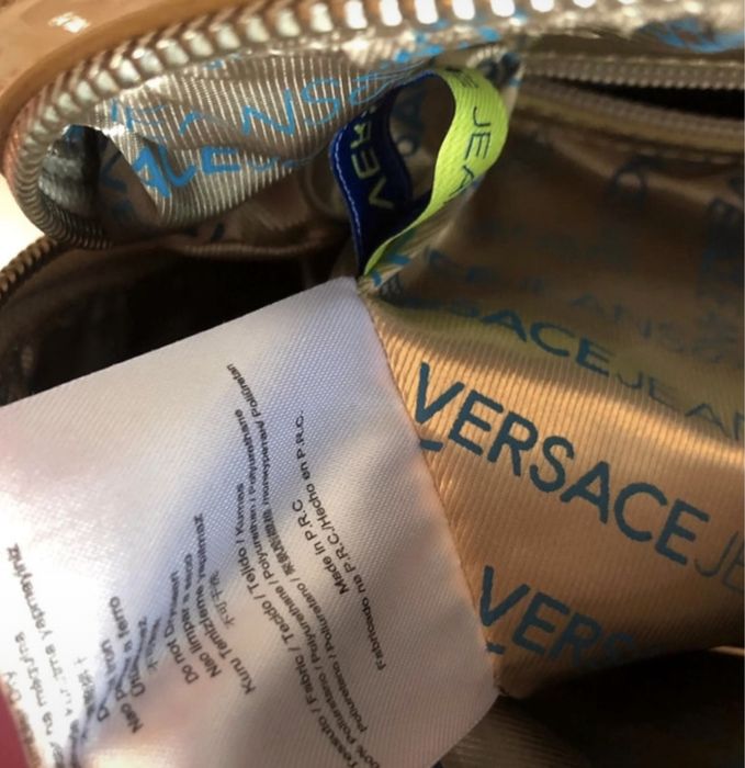 Mala Versace Jeans Original Rosa e Bege