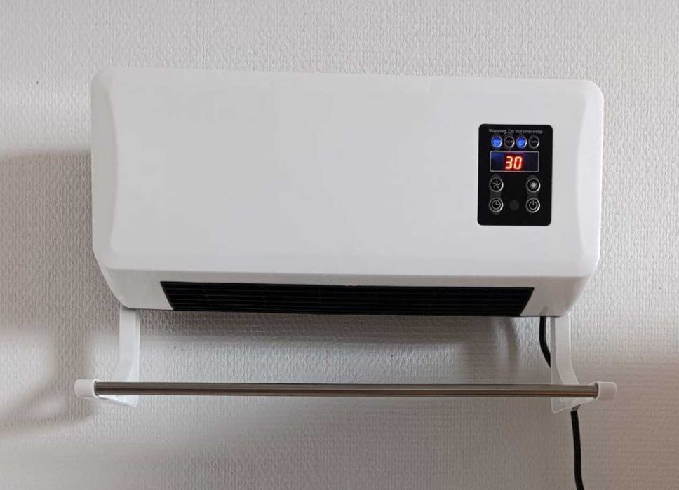 настінний тепловентилятор з сушкою пультом обігрівач дуйка LED дисплей