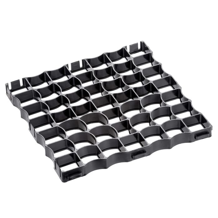 Kratka Trawnikowa Chodnikowa Parkingowa 50x50x5 czarna VAT