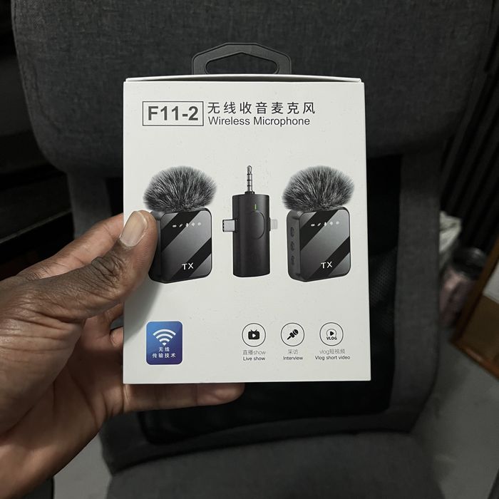 Microphone sem fios F11-2