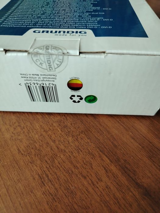 Kabel grundig DVI-D 24+1 pin nowy 2m