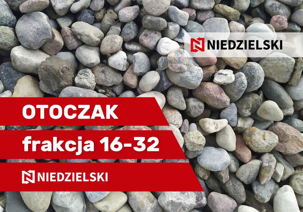 Kamień drenarski drenażowy 16/32 do oczyszczalni OTOCZAK płukany