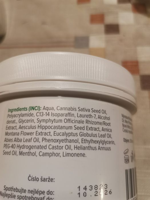 Maść z konopiami, firma Dr. Max