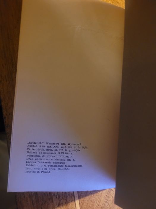 Tadeusz Różewicz Na powierzchni poematu i w środku 1983 Czytelnik