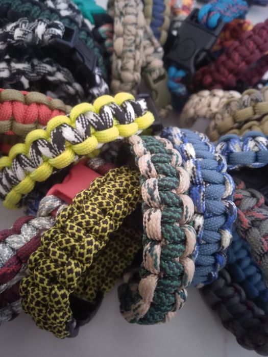 Pulseiras paracord pulseiras de sobrevivência