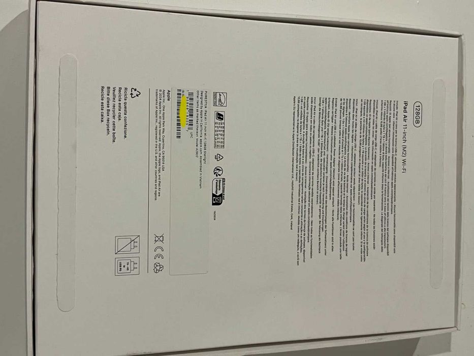 iPad Air 11" 128GB + Apple Pencil Pro + Capa | 100% Bateria Novo