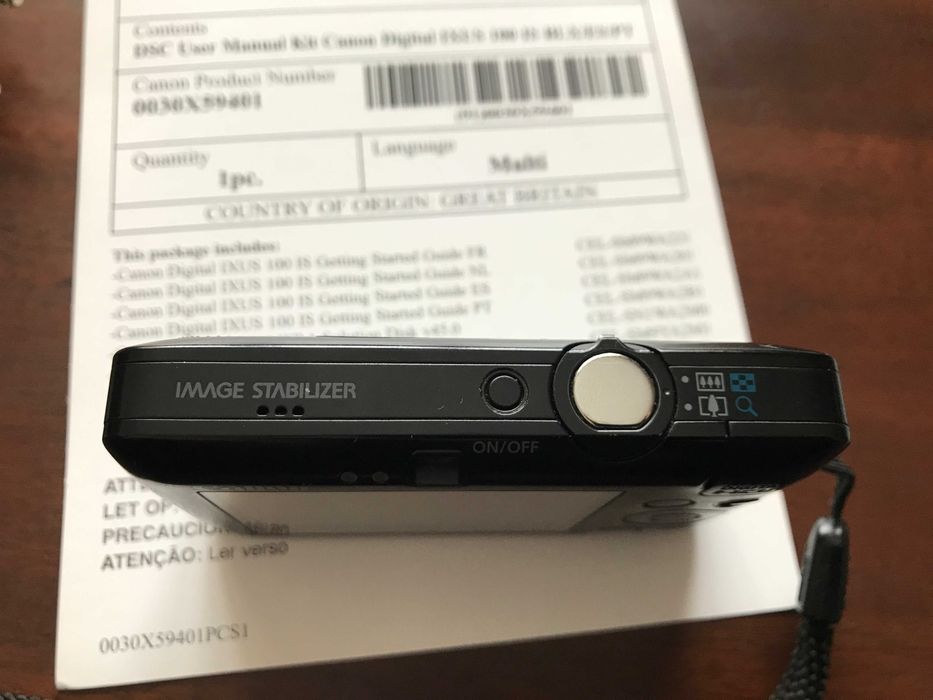 Цифрова фотокамера Canon ixus 100IS (Made in Japan)