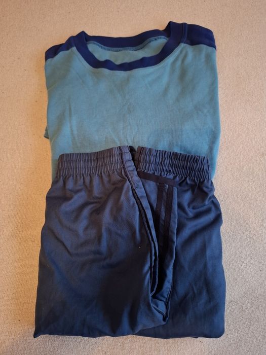 Dres WP niebieski sportowy koszulka i spodenki roz. S.