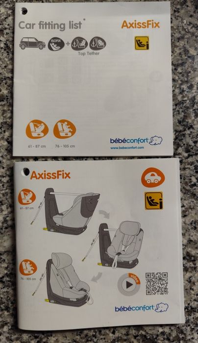 Cadeira auto BebeConfort AxissFix