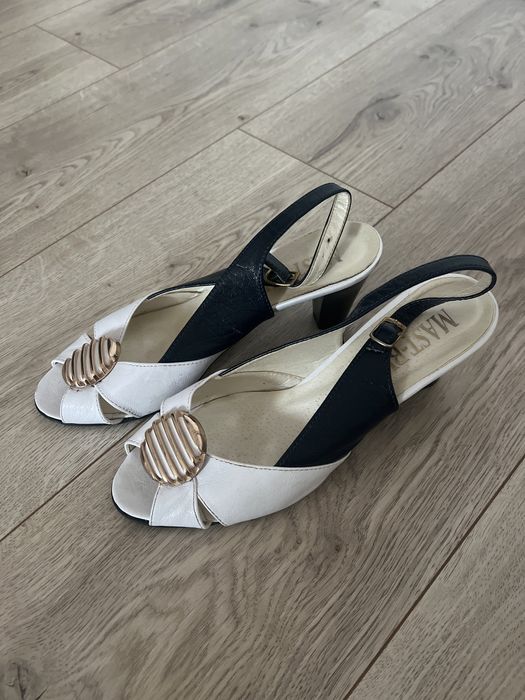 Босоножки кожа женские 39р 24,5см босоніжки жіночі каблук 5см