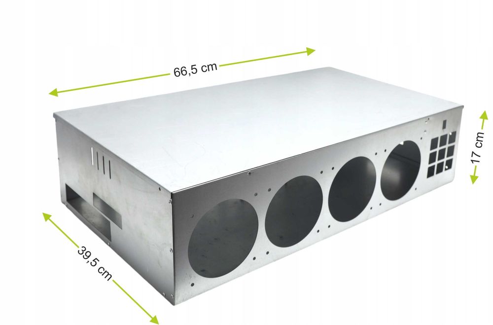 Obudowa koparki kryptowalut 8 kart graficznych BOX