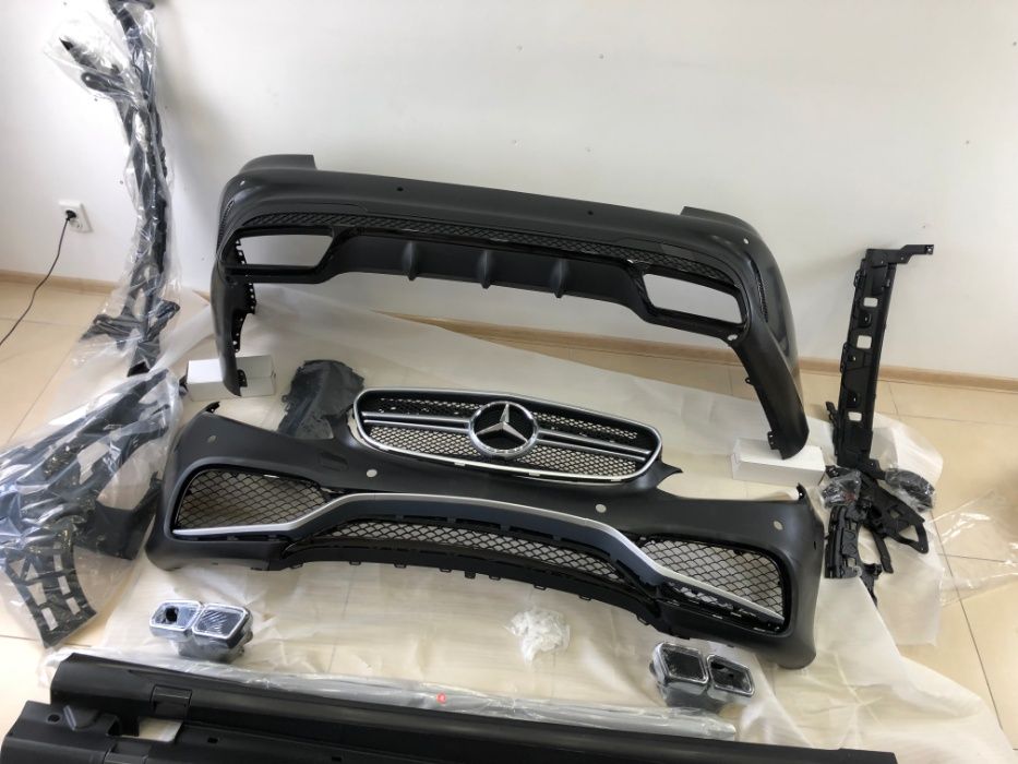 Обвес Mercedes E63 amg e class w212 тюнинг E63 13-16 мерседес решітка