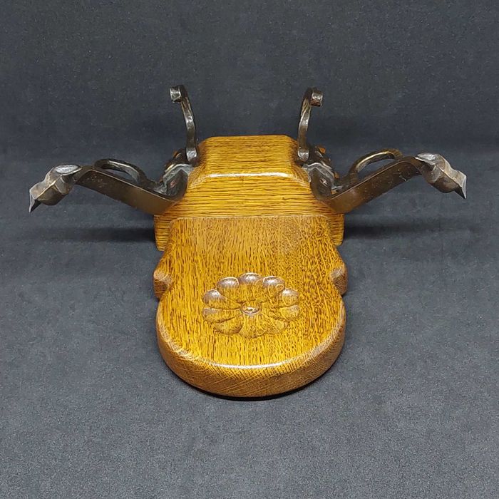 ШИКАРНАЯ ВИНТАЖНАЯ деревянная вешалка ГЕРМАНИЯ крючки крючок дерево