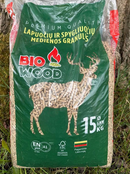 Pellet drzewny z Certyfikatem EN PLUS A1