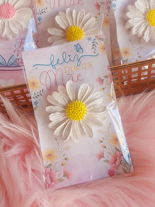 Flor em gesso perfumado
