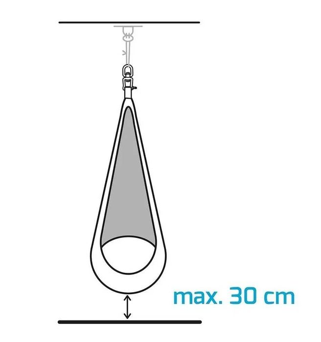 Дитяче підвісне крісло WCG синій кит