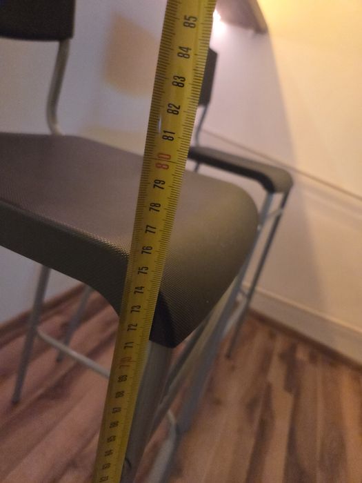 2x Hoker / Krzesło barowe 100 cm