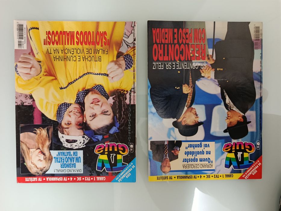 Revistas TV Guia, TV 7 Dias e CM tv