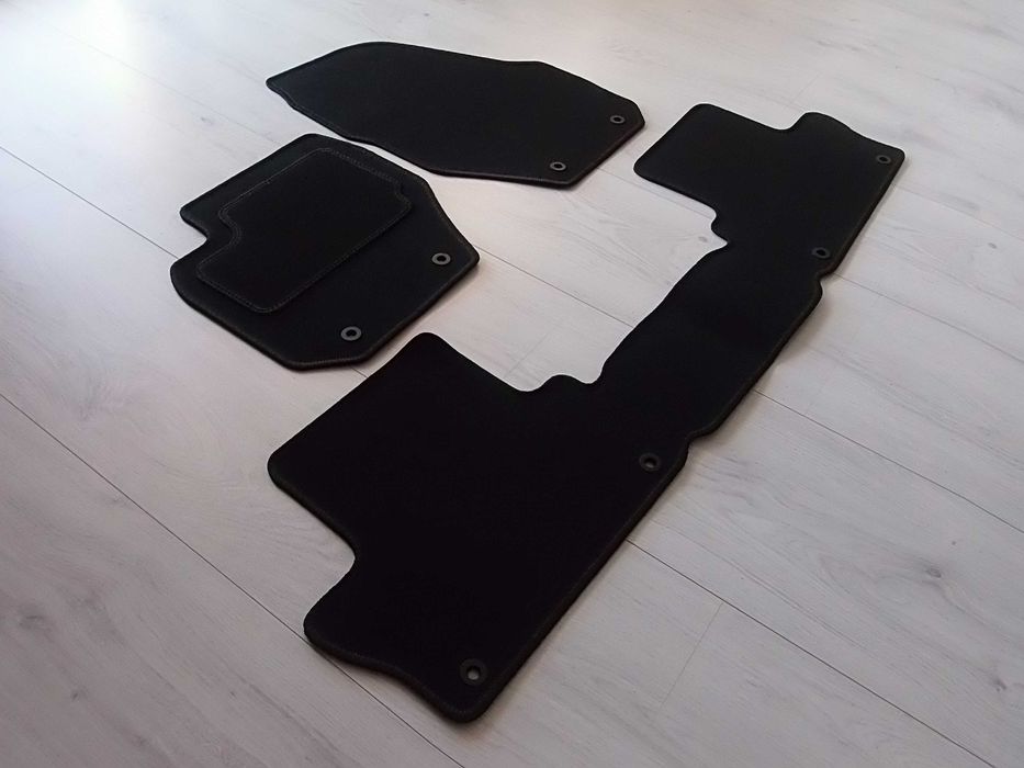 Dywaniki Welurowe VOLVO XC-60 XC60 I  Idealnie Dopasowane STOPERY